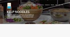 Desktop Screenshot of kelpnoodles.com