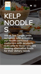 Mobile Screenshot of kelpnoodles.com